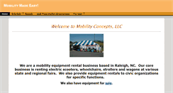 Desktop Screenshot of mobilityconceptsllc.com